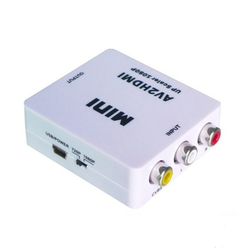 Конвертер AV в HDMI (3 гнездп RCA (IN) - гніздо HDMI (OUT))