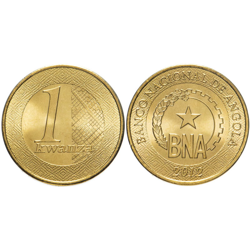 1 кванз 2012 Ангола UNC