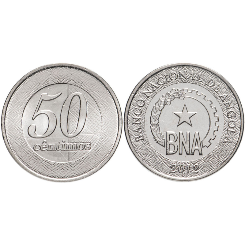 50 сентимо 2012 Ангола UNC 50 сентимо 2012 Ангола UNC