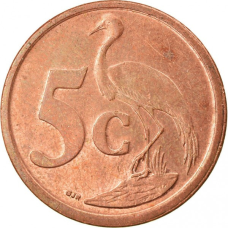 Африканська фарба. ПАР 5 міліграмів, 2009.(Д)