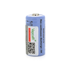 Аккумулятор 16340/CR123 Li-Ion Vapcell T8 Button Top, 850mAh, 3A, 4.2/3.6/2.5V, Purple