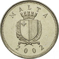 Мальта 2 цента, 1991-2007 (АО)