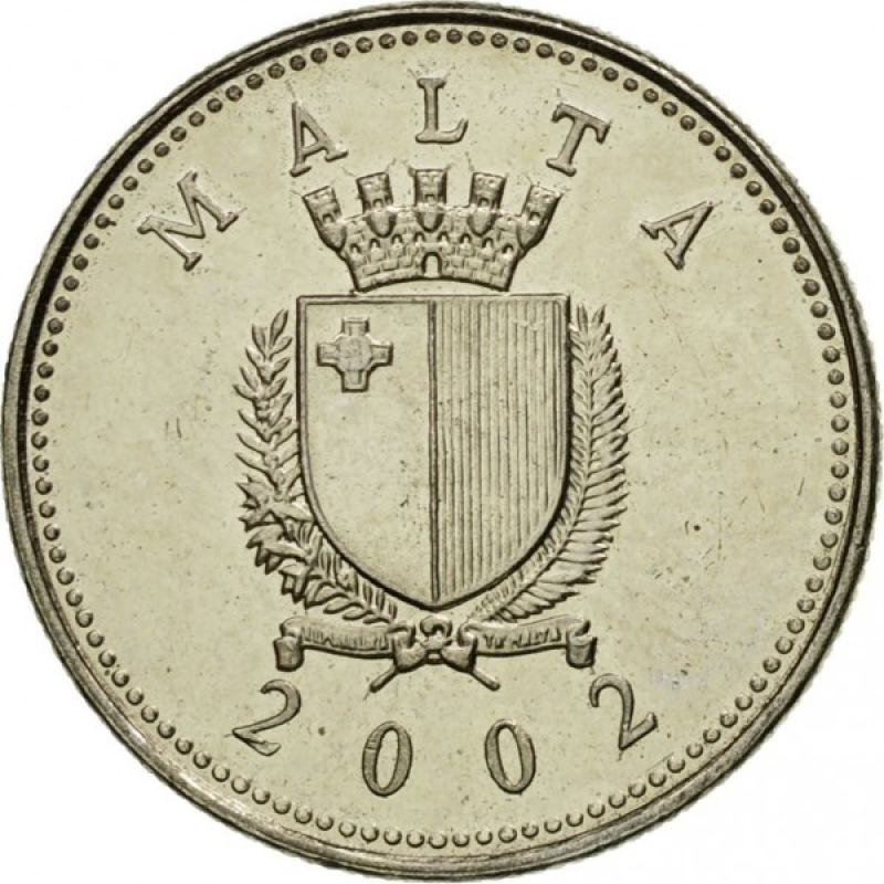 Мальта 2 цента, 1991-2007 (АО) Мальта 2 цента, 1991-2007 (АО)