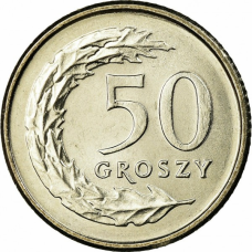 Польща 50грошей, 1990-2016 (В)
