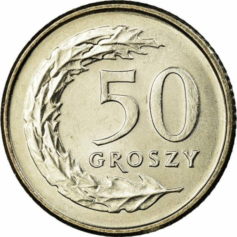 Польща 50грошей, 1990-2016 (В) Польща 50грошей, 1990-2016 (В)
