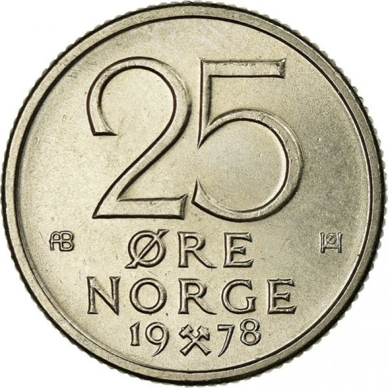 Норвегія 25 ере, 1974-1982 Норвегія.(БД) Норвегія 25 ере, 1974-1982 Норвегія.(БД)