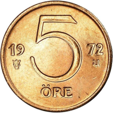 Швеція 5 ере, 1972-1973