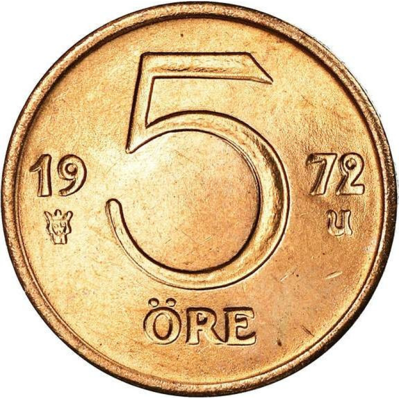Швеція 5 ере, 1972-1973