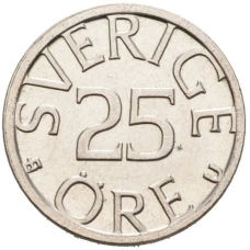 Швеція 25 ере, 1976-1984