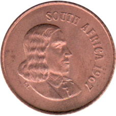 ПАР 1 цент, 1965-1969“SOUTH AFRICA“ (Д)