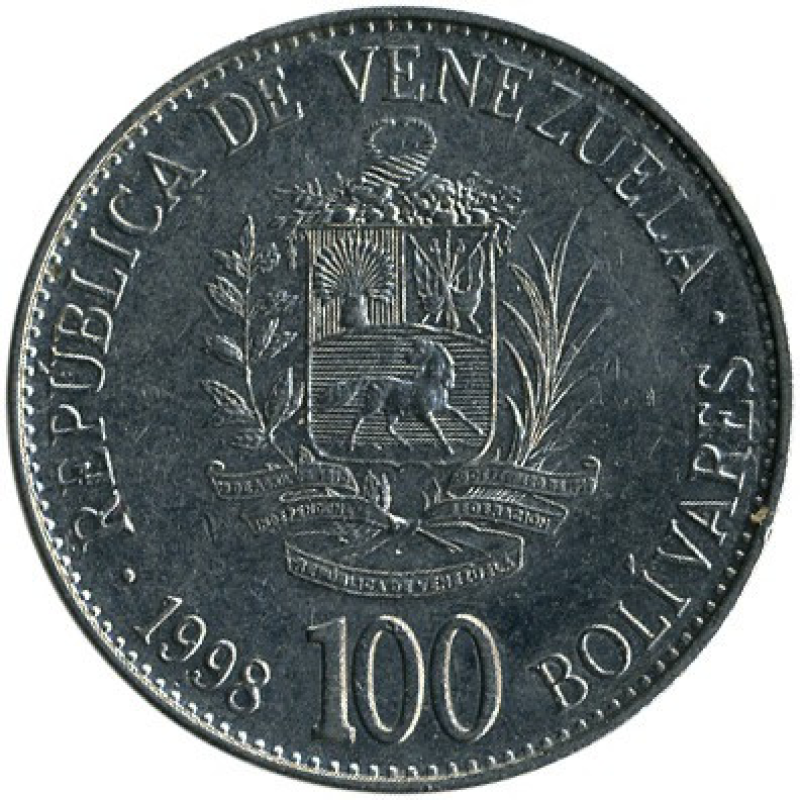Венесуела 100 боліварів, 1999 Венесуела 100 боліварів, 1999
