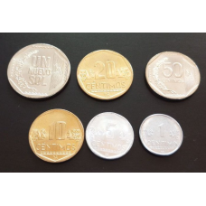 Перу 6 монет UNC