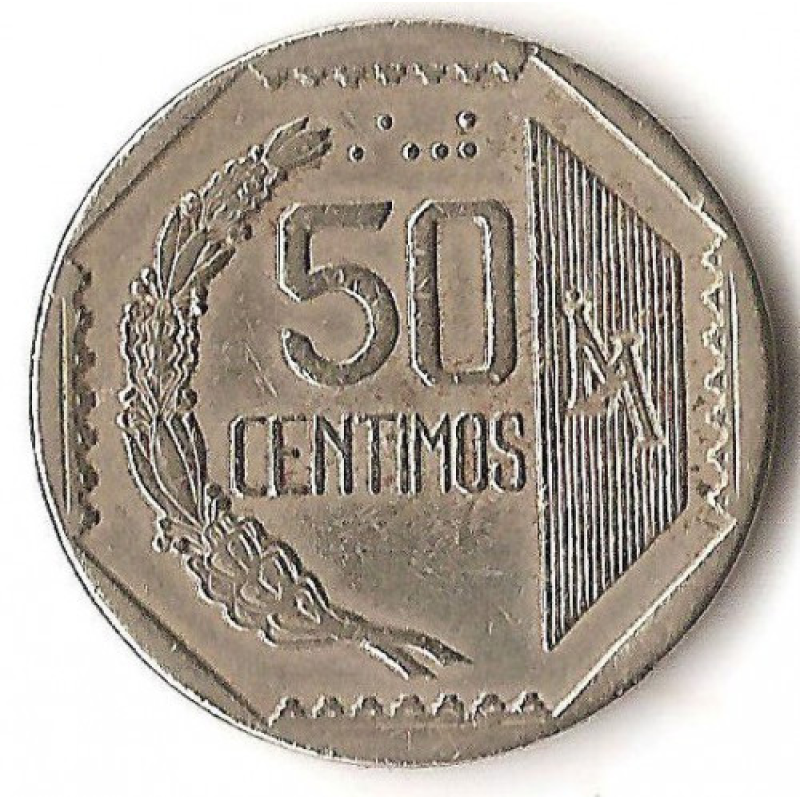 Перу 50 сентмо, 1991-2000 (БД) Перу 50 сентмо, 1991-2000 (БД)