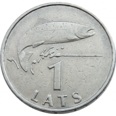 Латвия 1 лат, 1992-2008. (АР)