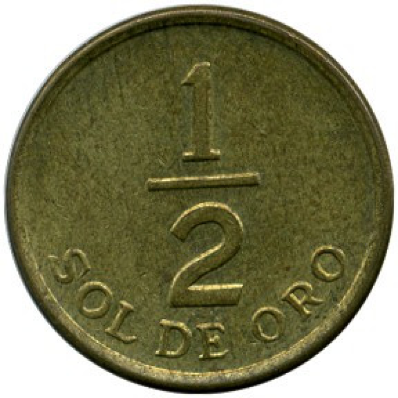 Перу ½ соль, 1975-1976. (АР) Перу ½ соль, 1975-1976. (АР)