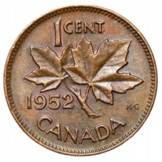 Канада 1 цент, 1948-1952 (Д)