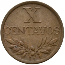 Португалія 10 сертаво, 1942-1969 (Г)