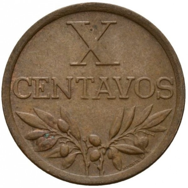 Португалія 10 сертаво, 1942-1969 (Г)