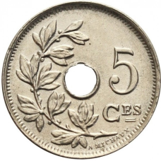 Бельгія 5 сантимів, 1920