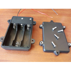 Корпус батарейок х3 “АА“ 1.5V Daier WBH5-3005, з кришкою, водонепроникний