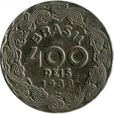 Бразилія 400 реалів, 1938-1942 Жуліу Дорнеліс Варгас (БС)
