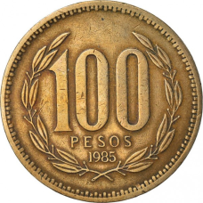 Чилі 100 песо, 1981-2000 (Д)