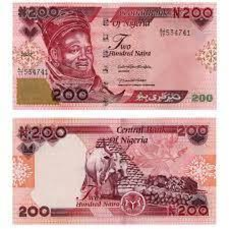 Бразильська/Nigeria 200 naira 2022 Pick NEW UNC Бразильська/Nigeria 200 naira 2022 Pick NEW UNC