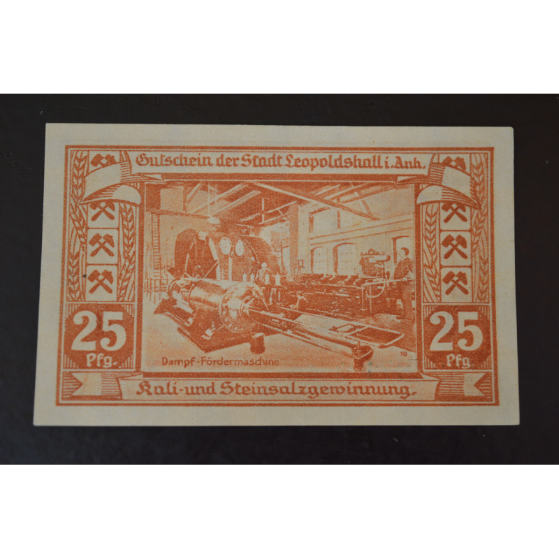 Німеччина. Нотгельд. 25 Pf 1921 року (3) Німеччина. Нотгельд. 25 Pf 1921 року (3)