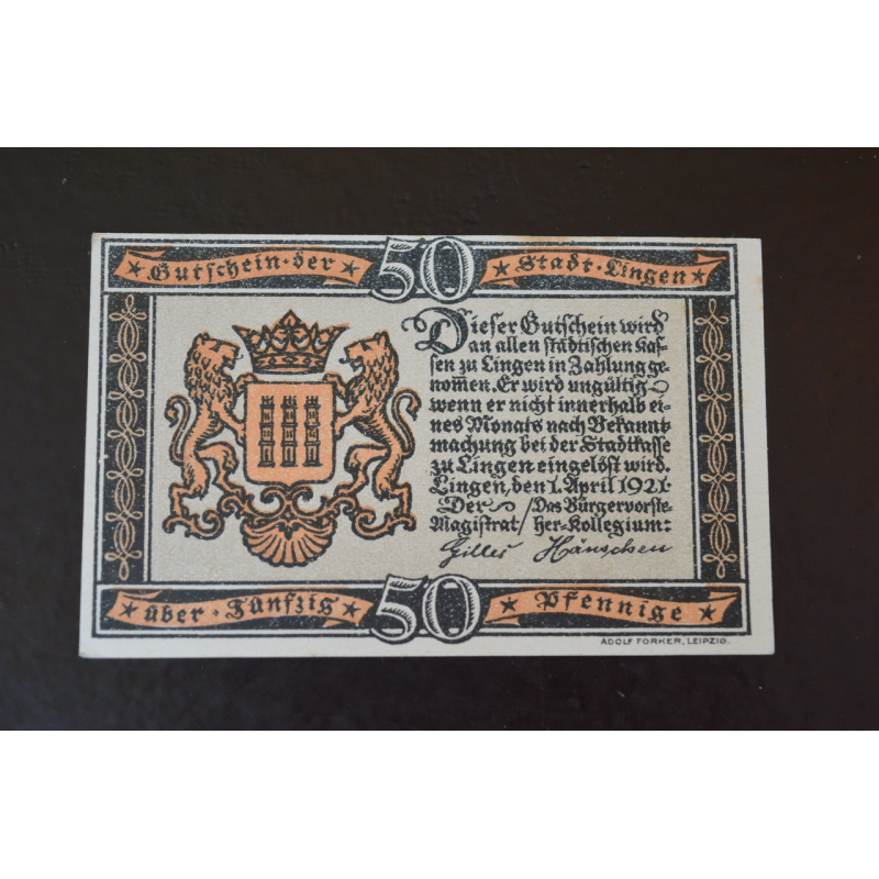 Німеччина. Нотгельд. 50 Pf 1921 року (3)