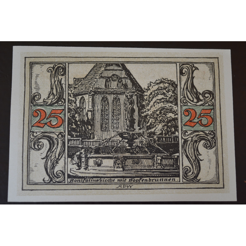 Німеччина. Нотгельд. 25 Pf 1921 року (3) Німеччина. Нотгельд. 25 Pf 1921 року (3)