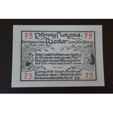 Німеччина. Нотгельд. 75 Pf 1921 року (3)