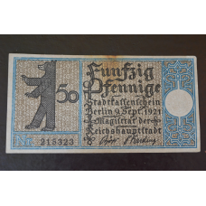 Німеччина. Нотгельд. 50 Pf 1921 року (3)