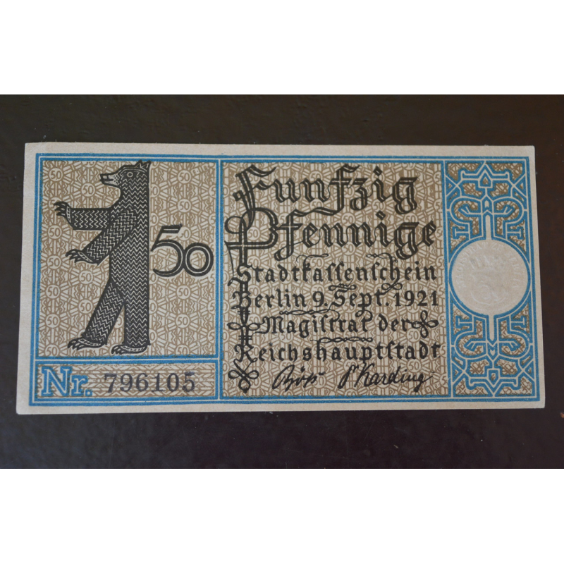 Німеччина. Нотгельд. 50 Pf 1921 року (3) Німеччина. Нотгельд. 50 Pf 1921 року (3)
