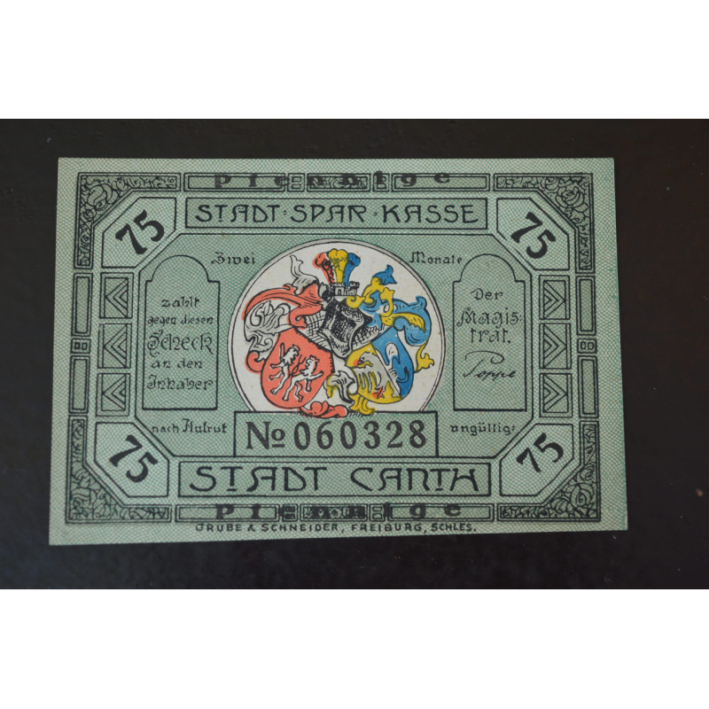 Німеччина. Нотгельд. 75 Pf 1921 року (3) Німеччина. Нотгельд. 75 Pf 1921 року (3)