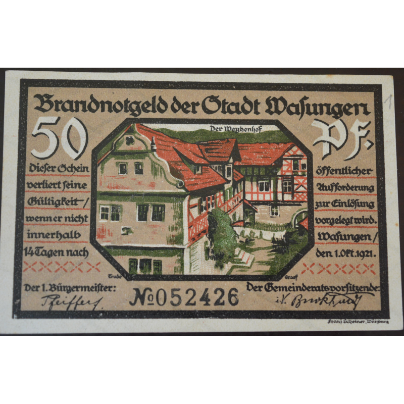 Німеччина. Нотгельд. 50 Pf 1921 року (3)