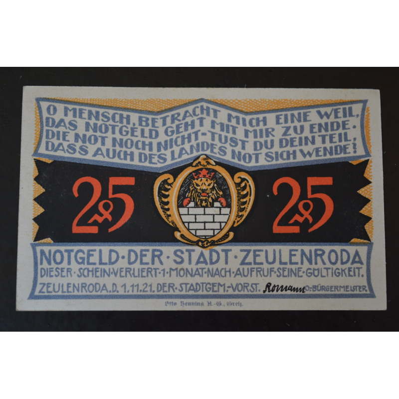 Німеччина. Нотгельд. 50 Pf 1921 року (3) Німеччина. Нотгельд. 50 Pf 1921 року (3)