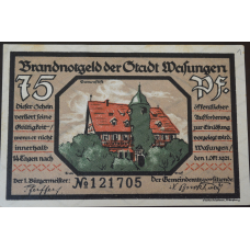 Німеччина. Нотгельд. 75 Pf 1921 року (3)