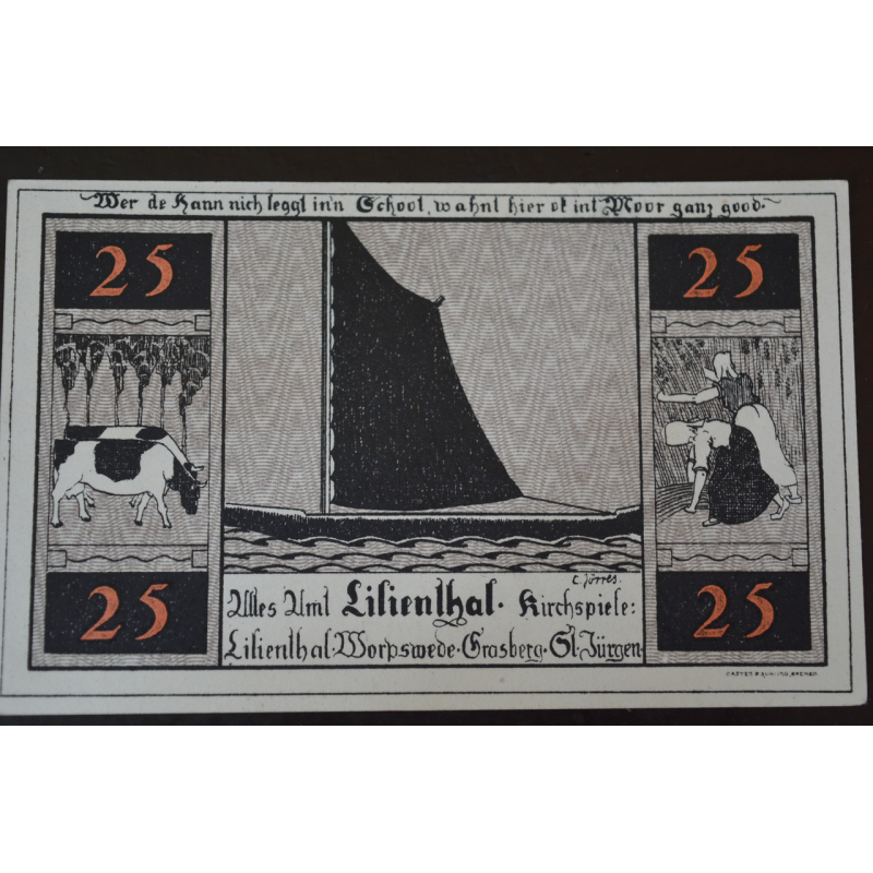 Німеччина. Нотгельд. 25 Pf 1921 року (3) Німеччина. Нотгельд. 25 Pf 1921 року (3)