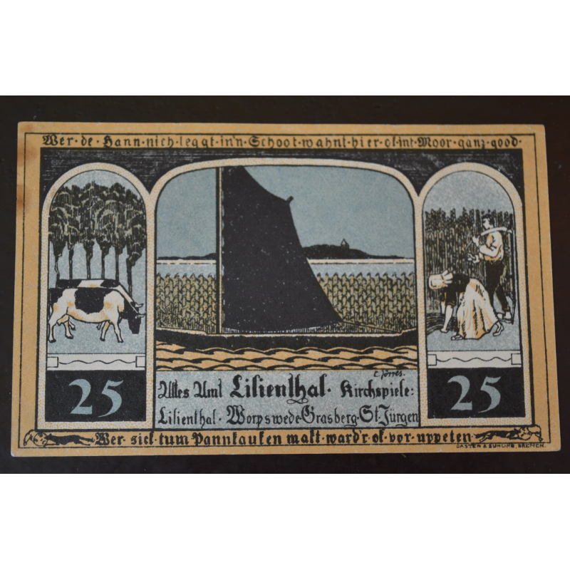 Німеччина. Нотгельд. 25 Pf 1921 року (3) Німеччина. Нотгельд. 25 Pf 1921 року (3)