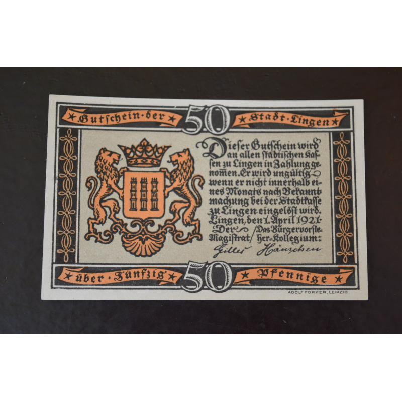 Німеччина. Нотгельд. 50 Pf 1921 року (3)