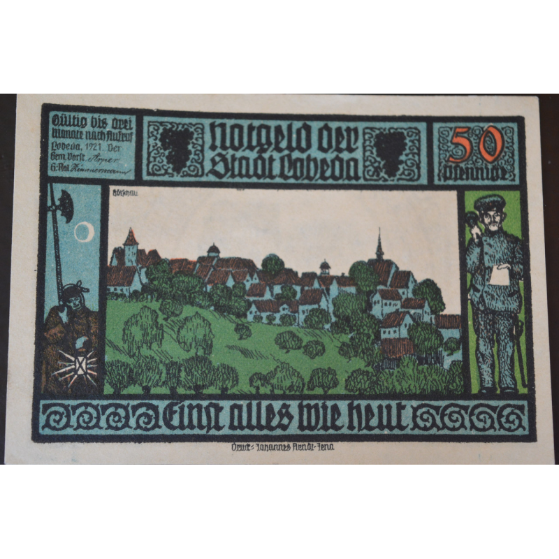 Німеччина. Нотгельд. 50 Pf 1921 року (3) Німеччина. Нотгельд. 50 Pf 1921 року (3)