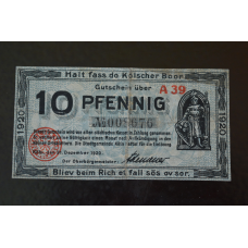 Німеччина. Нотгельд. 10 Pf   ( 4 )