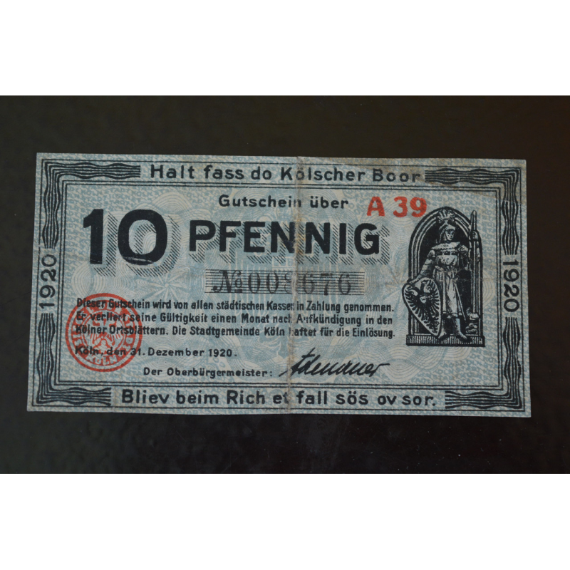 Німеччина. Нотгельд. 10 Pf ( 4 ) Німеччина. Нотгельд. 10 Pf ( 4 )