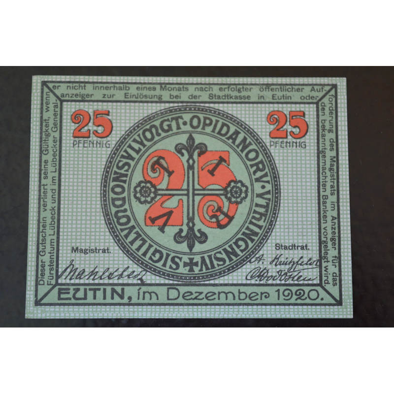 Німеччина. Нотгельд. 25 Pf ( 4 ) Німеччина. Нотгельд. 25 Pf ( 4 )