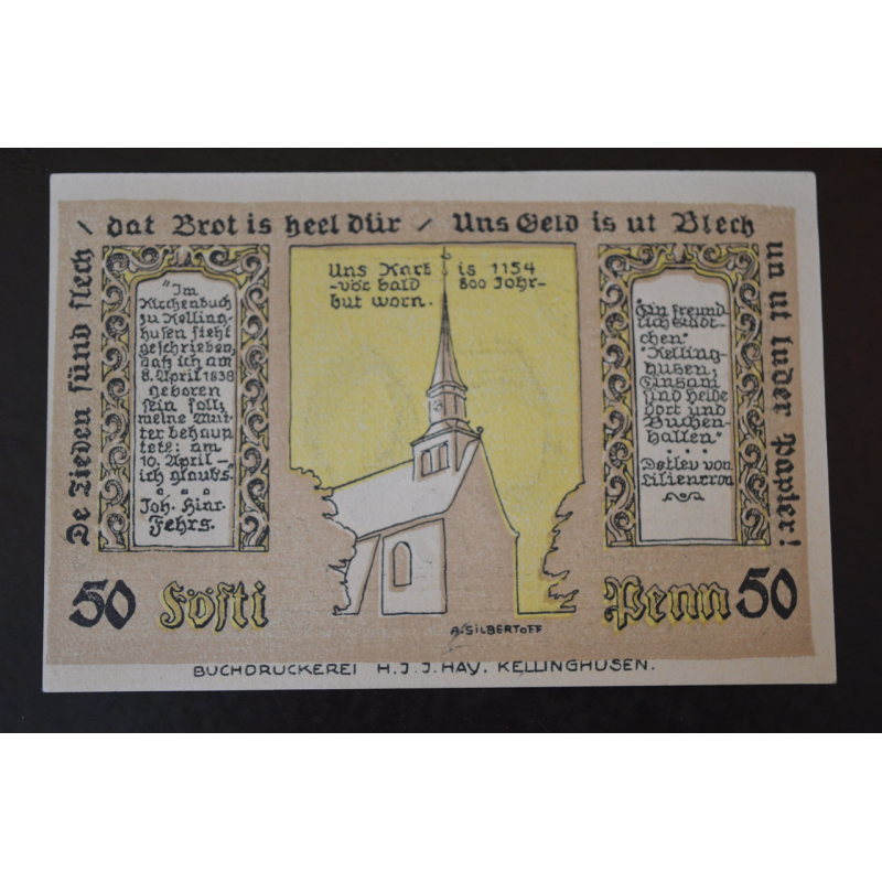 Німеччина. Нотгельд. 50Pf ( 4 ) Німеччина. Нотгельд. 50Pf ( 4 )