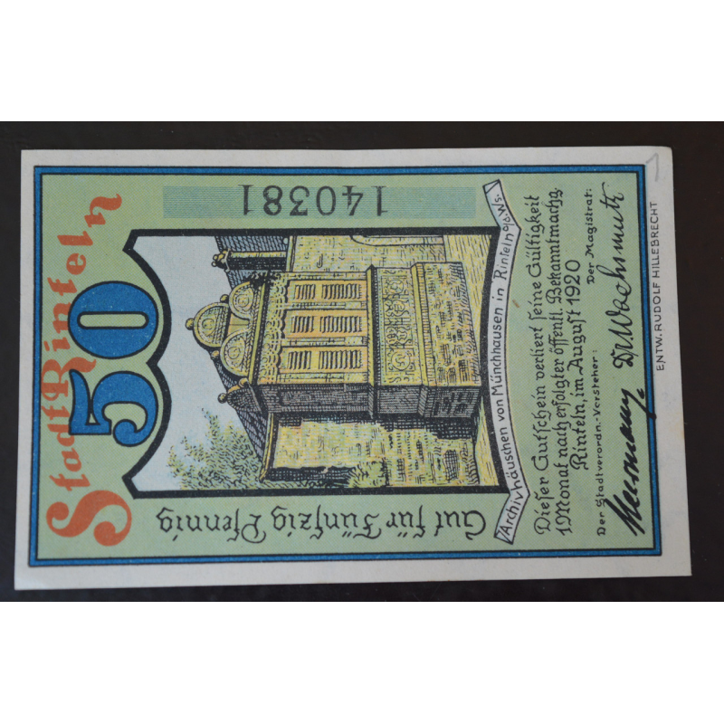 Німеччина. Нотгельд. 50 Pf ( 4 ) Німеччина. Нотгельд. 50 Pf ( 4 )