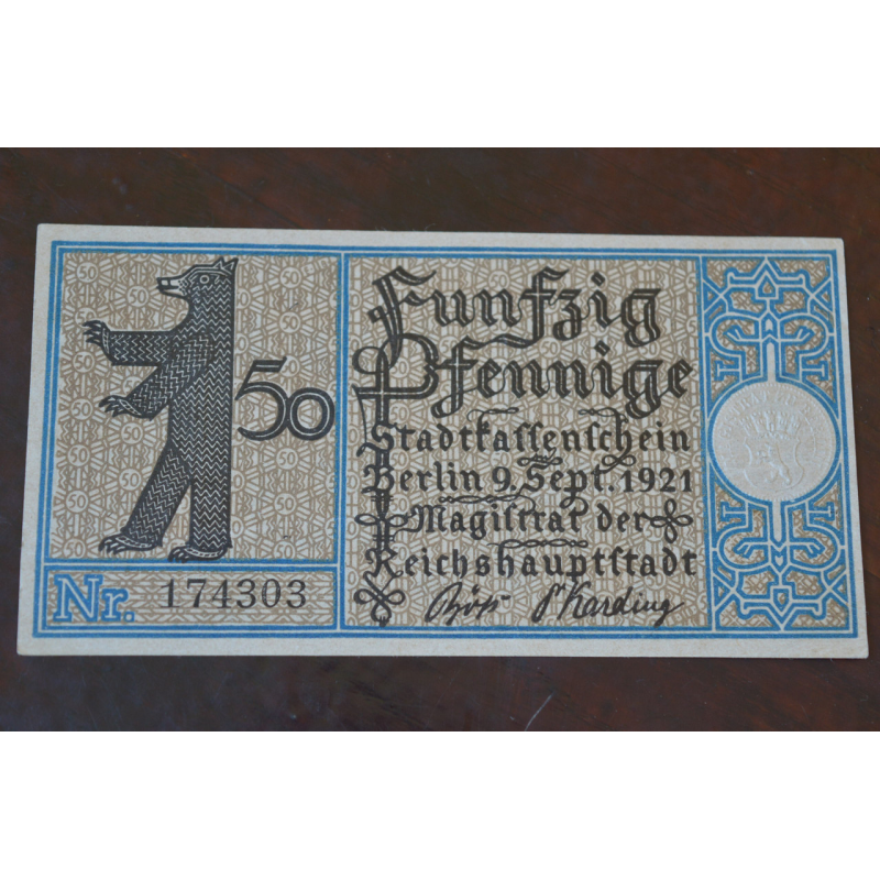 Німеччина. Нотгельд. 50Pf ( 5 ) Німеччина. Нотгельд. 50Pf ( 5 )