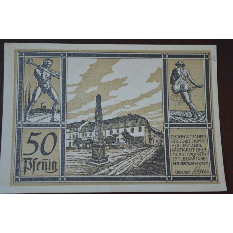 Німеччина. Нотгельд. 50Pf ( 5 ) Німеччина. Нотгельд. 50Pf ( 5 )