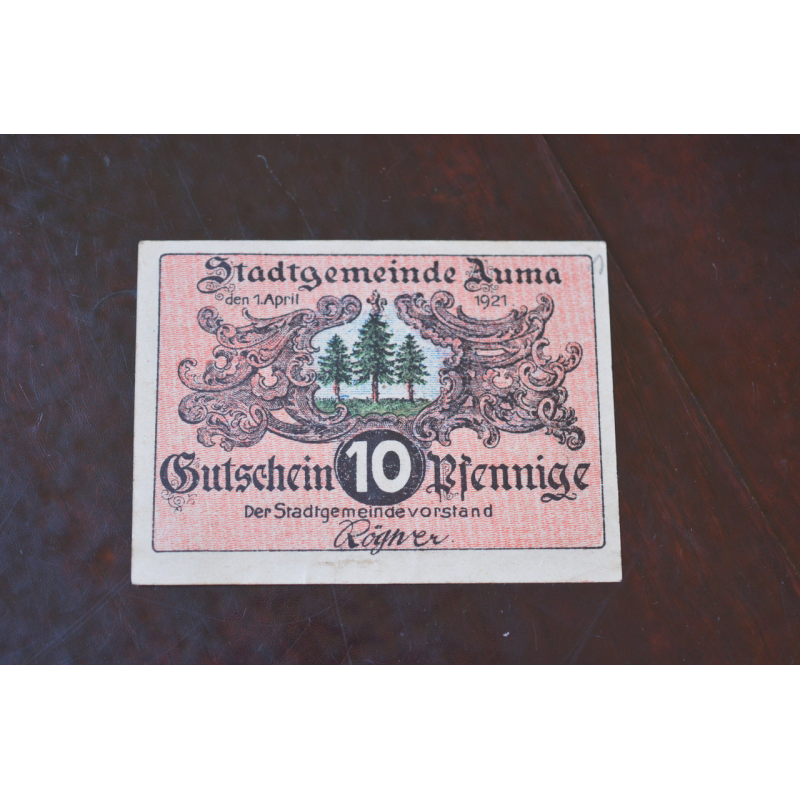 Германия. Нотгельд. 10Pf ( 5 ) Германия. Нотгельд. 10Pf ( 5 )