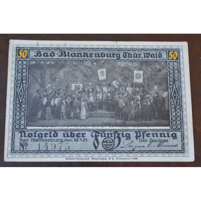Німеччина. Нотгельд. 50Pf ( 5 ) Німеччина. Нотгельд. 50Pf ( 5 )